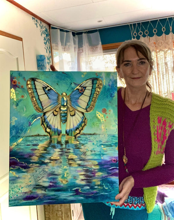 Rising in Purity out of the turbulent waters of Life on earth