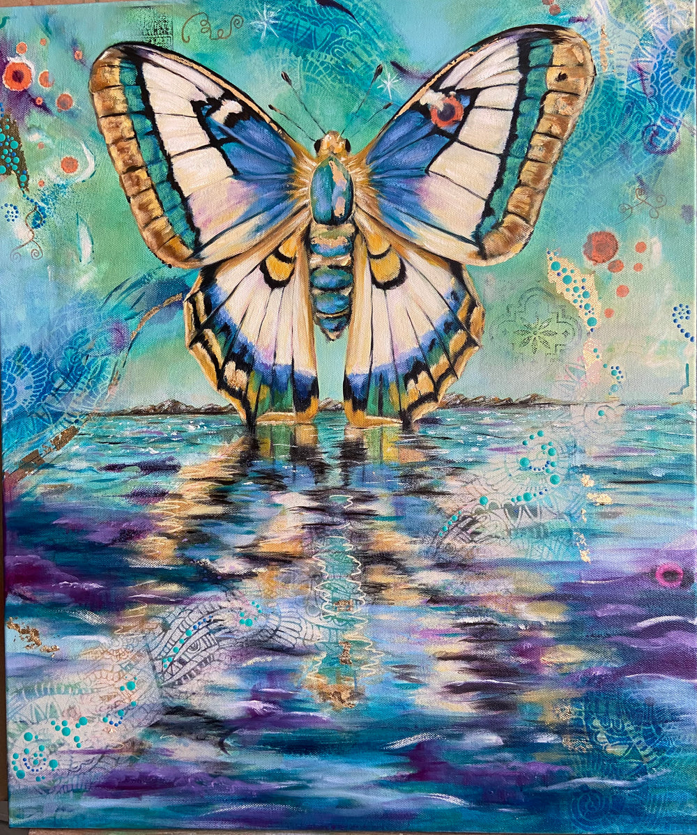 Rising in Purity out of the turbulent waters of Life on earth